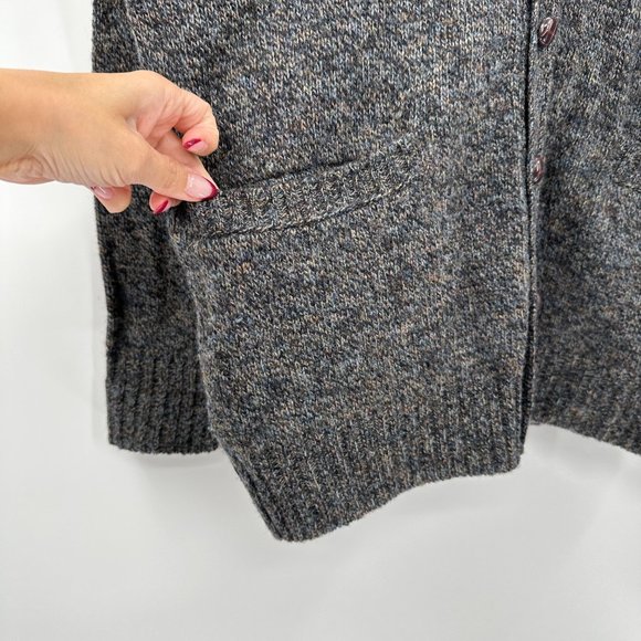 Pendleton Washable Shetland Wool Granpa Dad Woven Button Cardigan - Picture 7 of 8